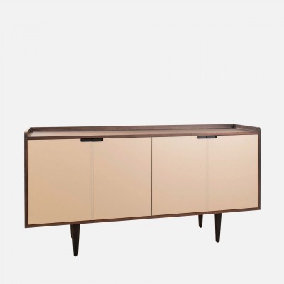 4-Door Wooden Sideboard Cygnus Beige 4-Door Wooden Sideboard Cygnus Beige