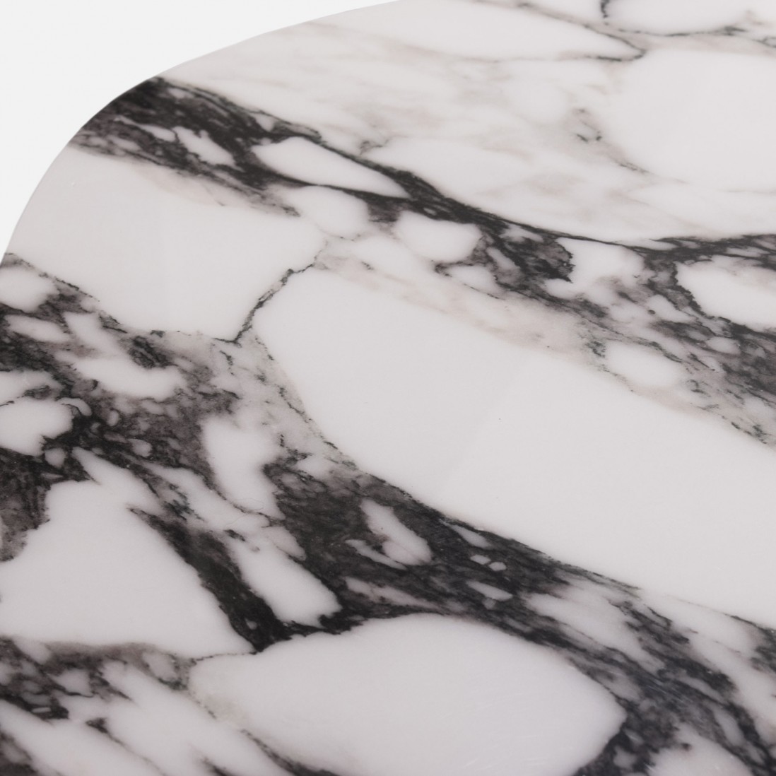 Wood and Stone Coffee Table Hydra White