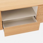 2-Door Sideboard with Oak Drawer Scutum Brown