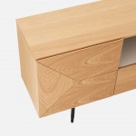 2-Door Sideboard with Oak Drawer Scutum Brown