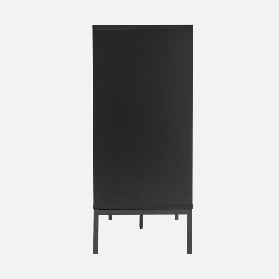 Wooden 2-Door Sideboard Virgo Black