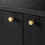 Wooden Sideboard with 2 Doors and 2 Drawers Volans Black