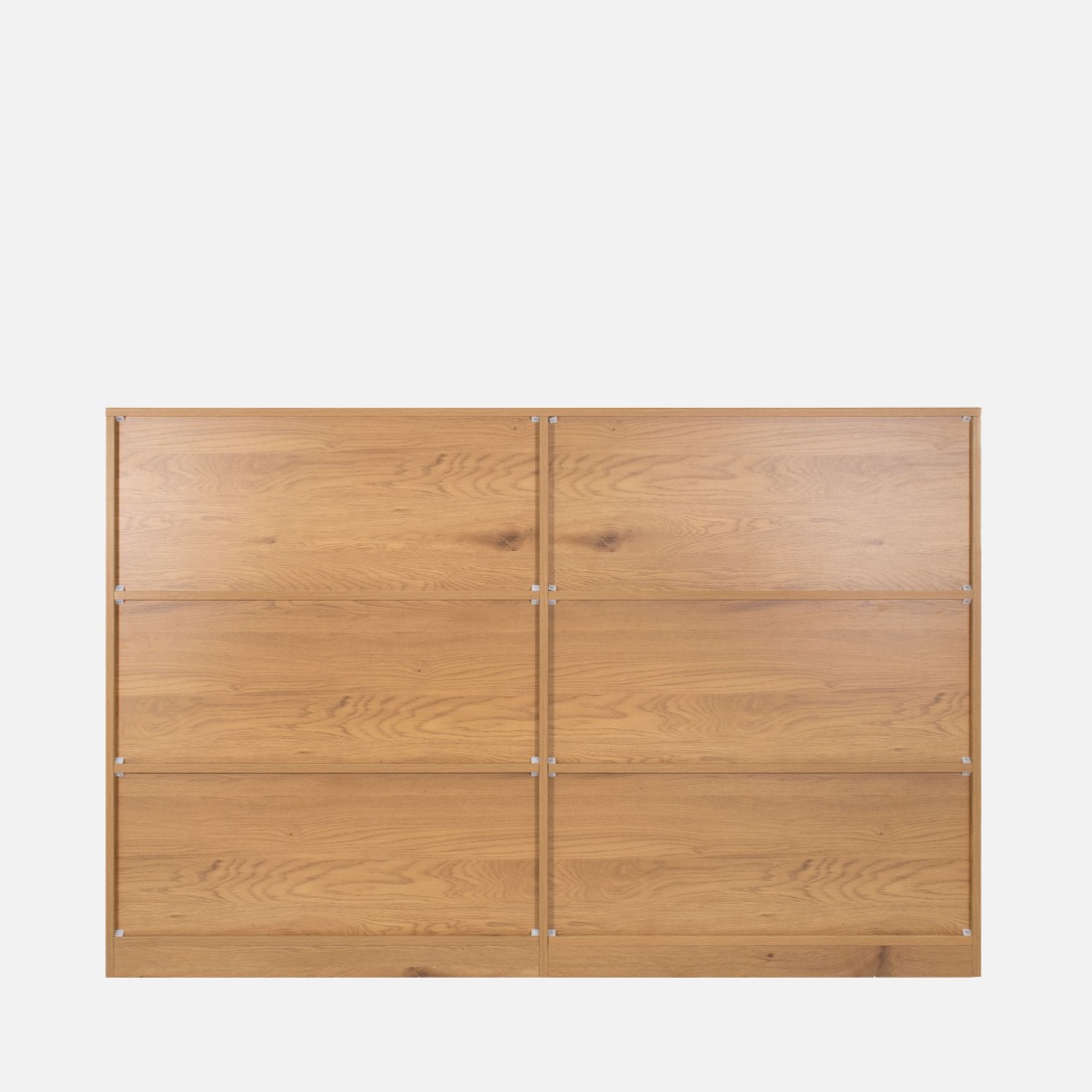 Wooden Bookcase with 6 Shelves Sagitta Brown