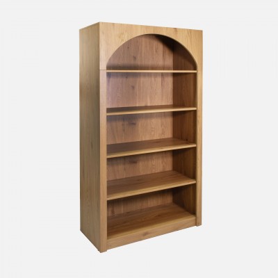 Wooden Bookcase with 5 Shelves Sagitta Brown