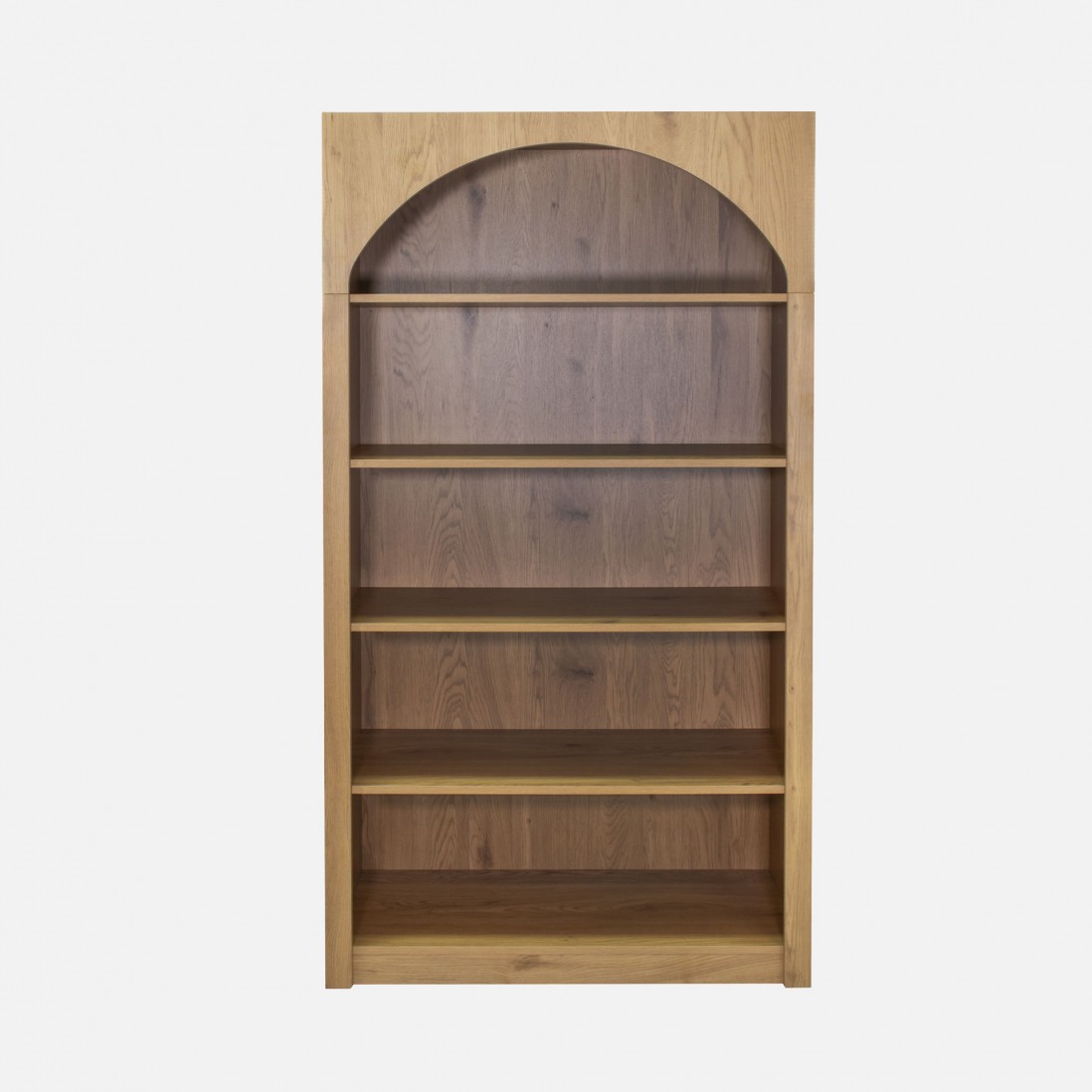Wooden Bookcase with 5 Shelves Sagitta Brown