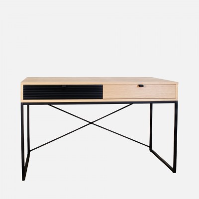 Oak Wood Desk with Drawers Pegasus Light Brown Oak Wood Desk with Drawers Pegasus Light Brown