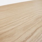 Oak Wood 2-Door TV Bench Pegasus Light Brown