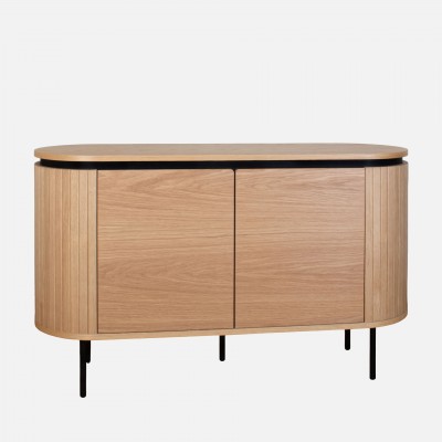 2-Door Oak Wood Sideboard Pegasus Light Brown 2-Door Oak Wood Sideboard Pegasus Light Brown