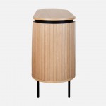 2-Door Oak Wood Sideboard Pegasus Light Brown