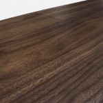 3-Door Walnut Wood Sideboard Pegasus Dark Brown