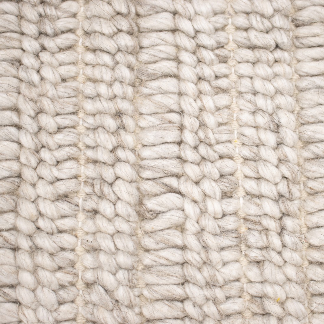 Natural Weave Plain Rug in light grey colour