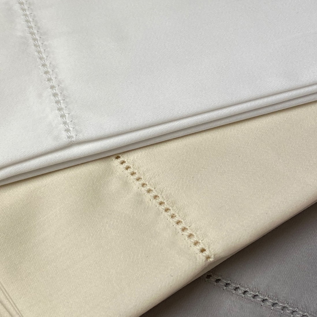 Fronha de Almofada 100% Cetim Algod�o Luxe Branco