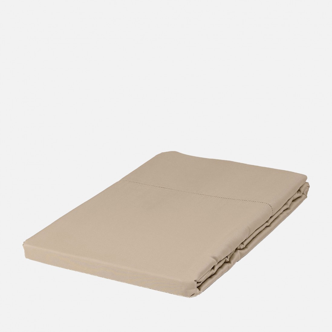 Lux 100% Cotton Satin Top Sheet Brown