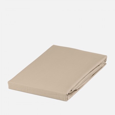 Lux 100% Cotton Satin Ajustable Sheet Brown