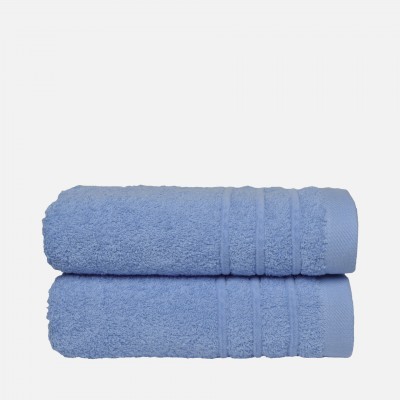 100% Cotton Chic Bidet Bath Towel Blue