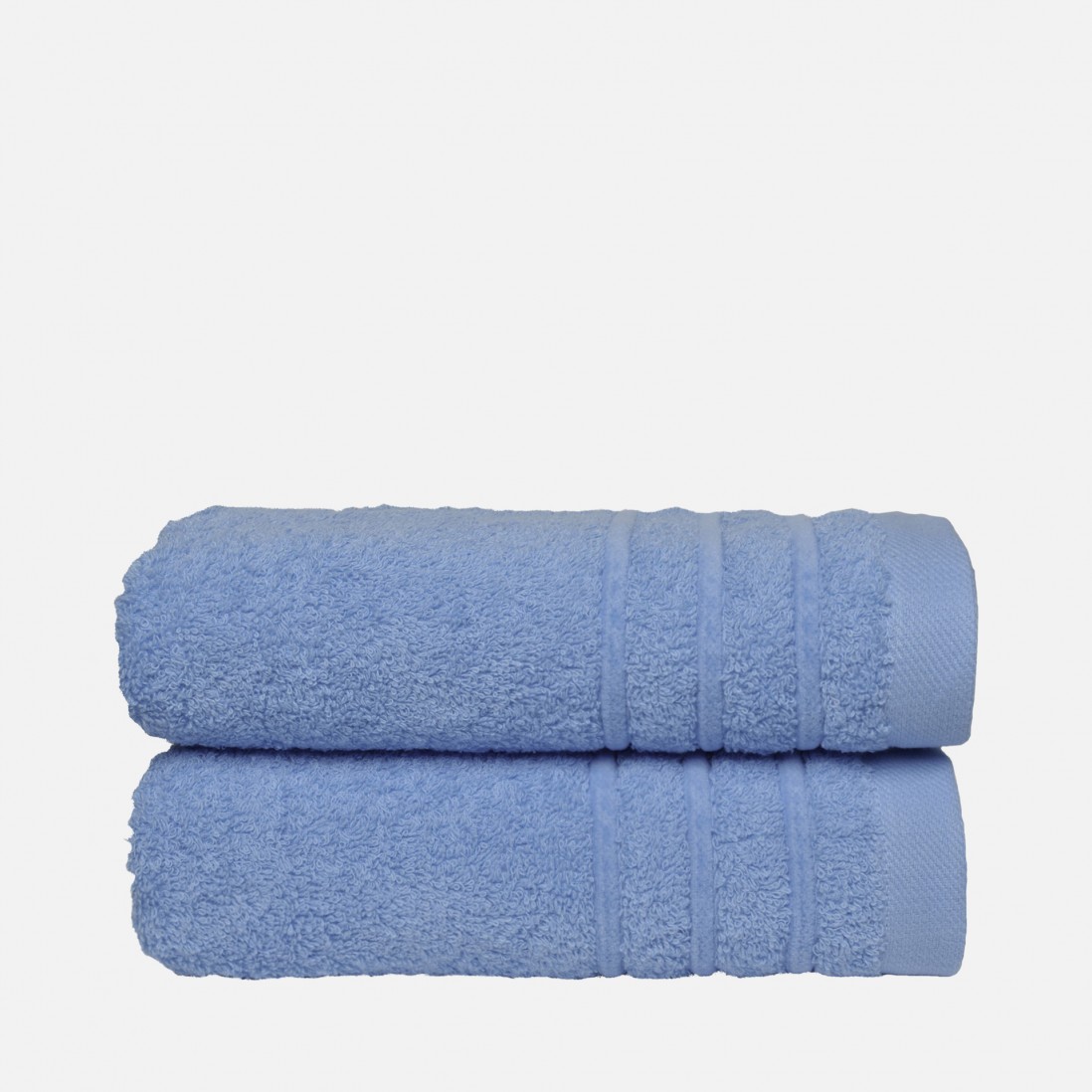 100% Cotton Chic Bidet Bath Towel Blue