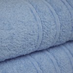 100% Cotton Chic Bidet Bath Towel Blue