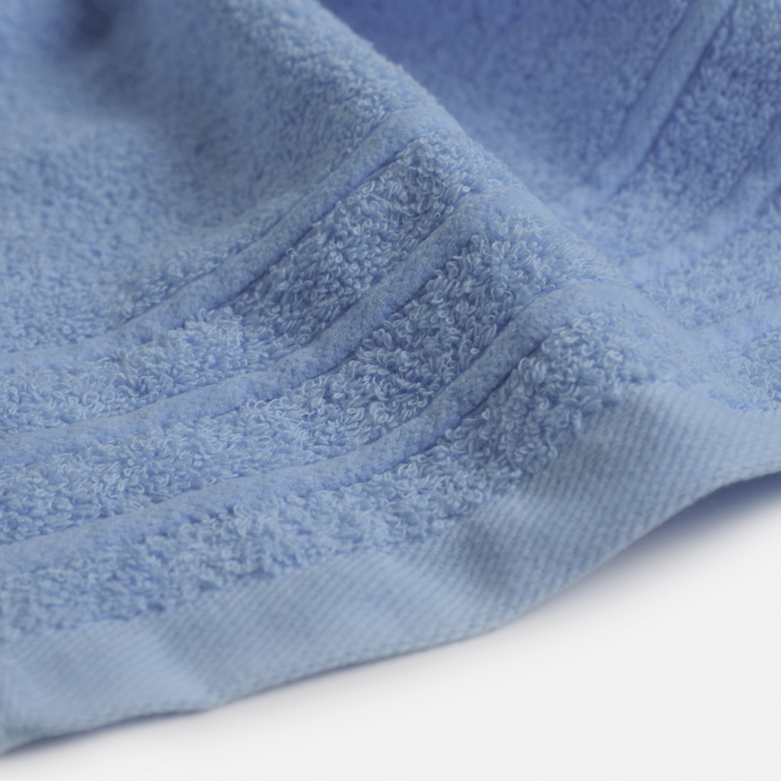 100% Cotton Chic Bidet Bath Towel Blue