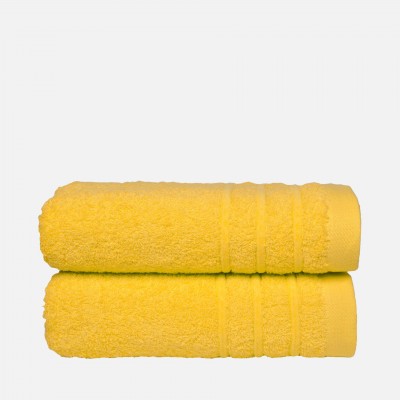 100% Cotton Chic Bidet Bath Towel Yellow