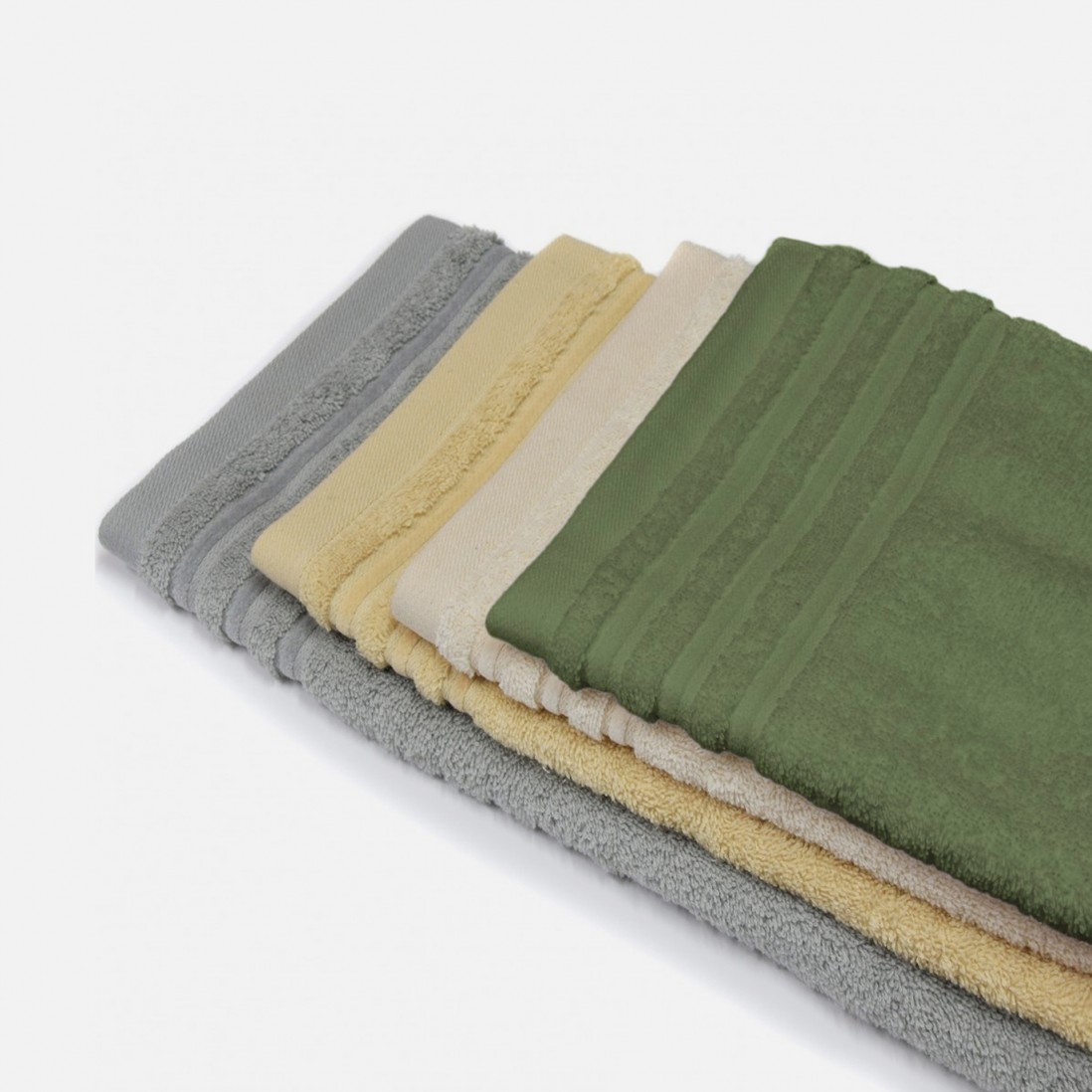 100% Cotton Chic Bidet Bath Towel Khaki