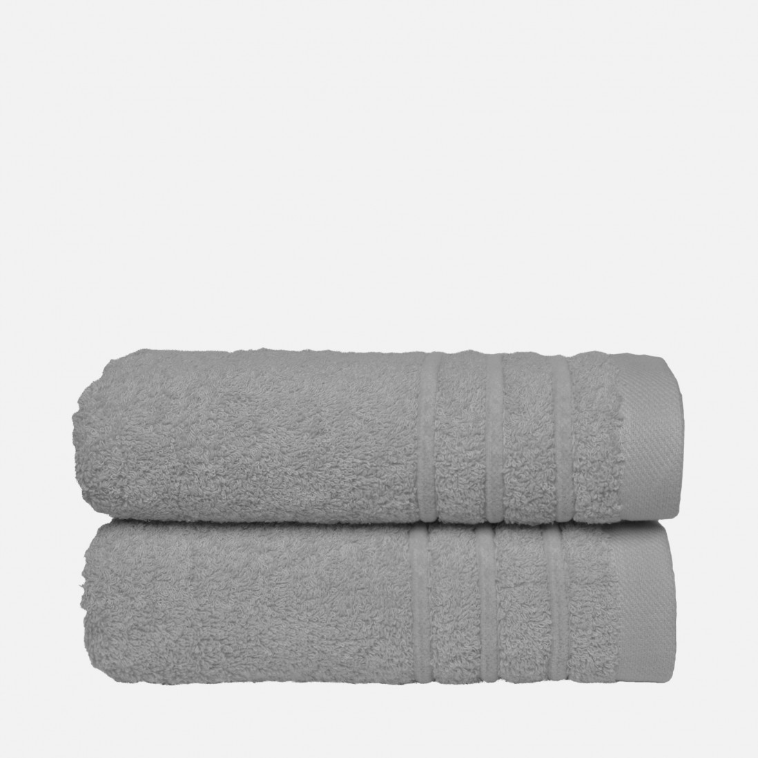 100% Cotton Chic Bidet Bath Towel Gray
