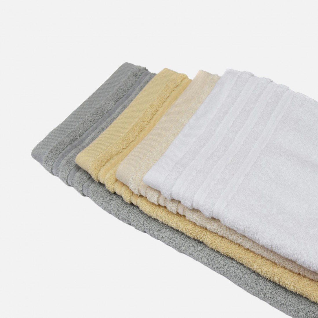 100% Cotton Chic Bidet Bath Towel Gray