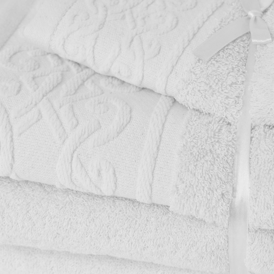 Jogo de Banho 100% Algod�o Soft Bath V 3 Toalhas Branco