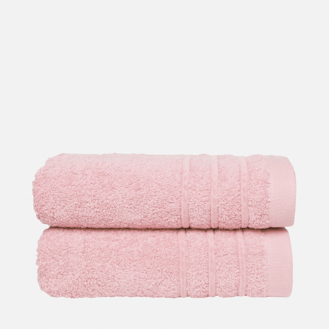 100% Cotton Chic Bidet Bath Towel Light Pink