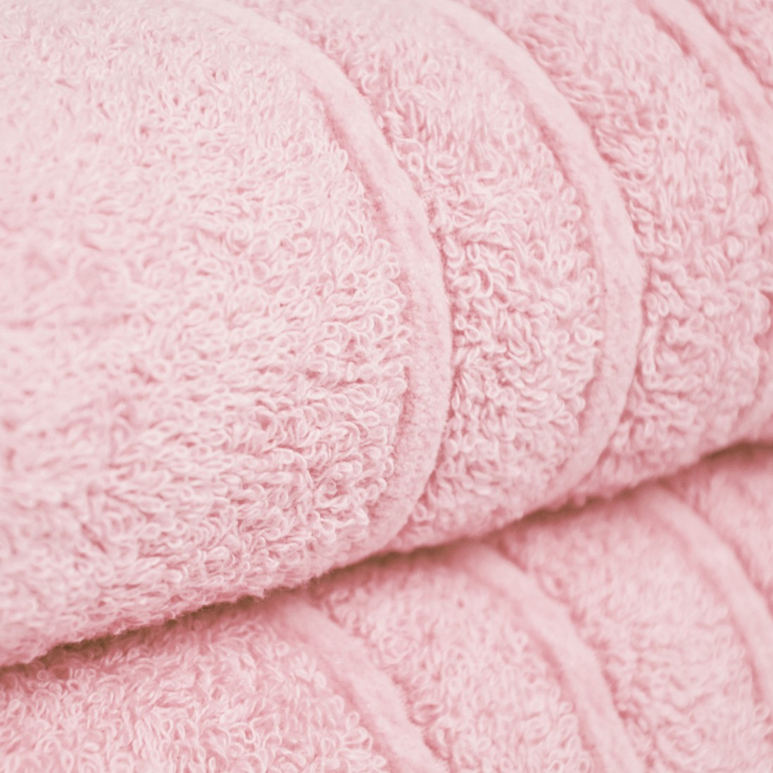 100% Cotton Chic Bidet Bath Towel Light Pink