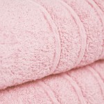 100% Cotton Chic Bidet Bath Towel Light Pink
