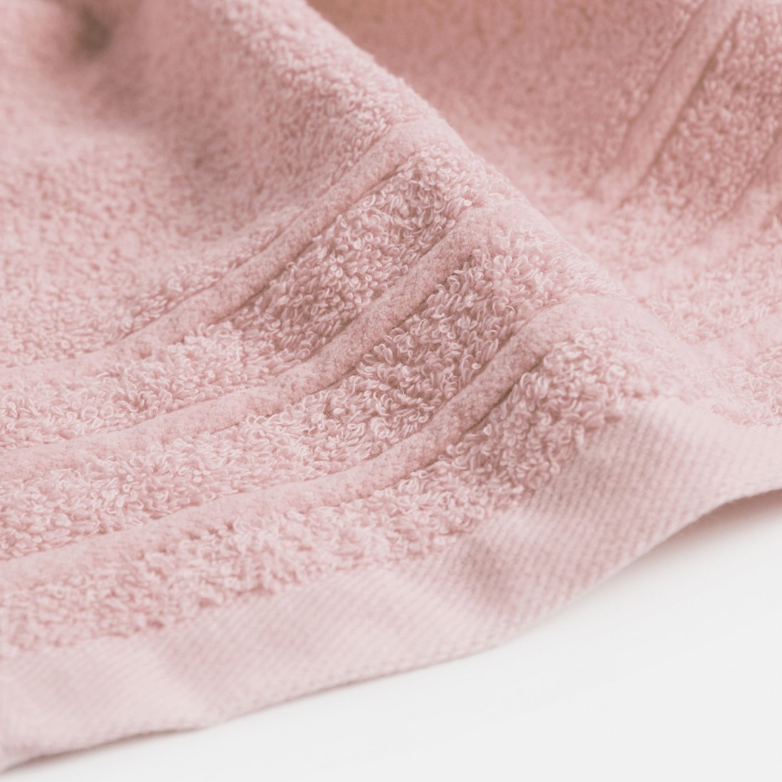 100% Cotton Chic Bidet Bath Towel Light Pink