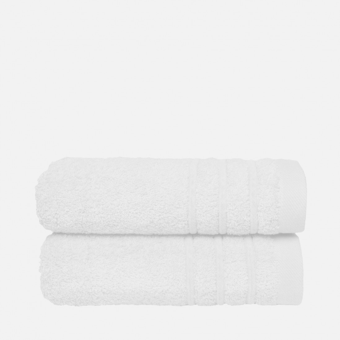 Toalha de Banho 100% Algod�o Chic Bid� Branca