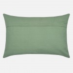 Almofada Cambodge 004 com motivos tropicais verdes e animal print 100% algod�o 40 x 60 cm