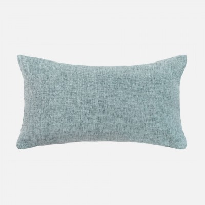 Cairo Plain Decorative Cushion Aqua Blue