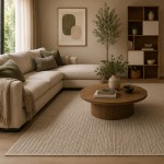 Natural Weave Plain Rug in Dark Grey