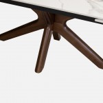 Extensible Dining Table 180(260)X100 cm Columba Gloss Pandora
