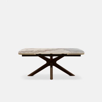 Extensible Dining Table 180(260)X100 cm Columba Gloss Pandora Extensible Dining Table 180(260)X100 cm Columba Gloss Pandora