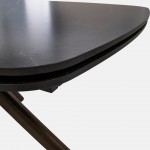 Extensible Dining Table 180(260)X90 cm Columba Black Marble