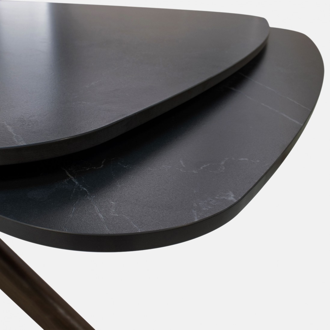 Extensible Dining Table 180(260)X90 cm Columba Black Marble