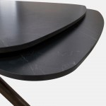 Extensible Dining Table 180(260)X90 cm Columba Black Marble