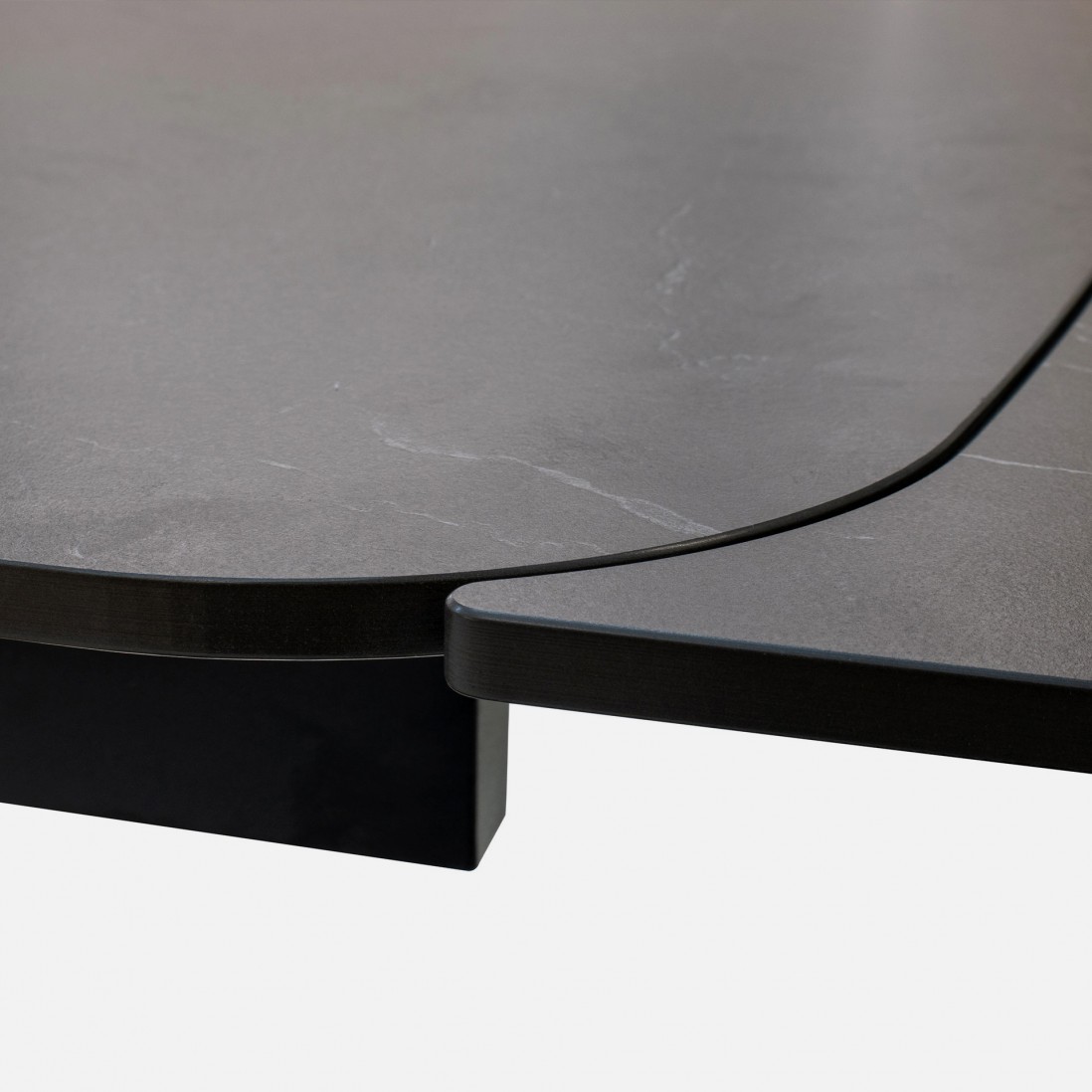 Extensible Dining Table 180(260)X90 cm Columba Black Marble