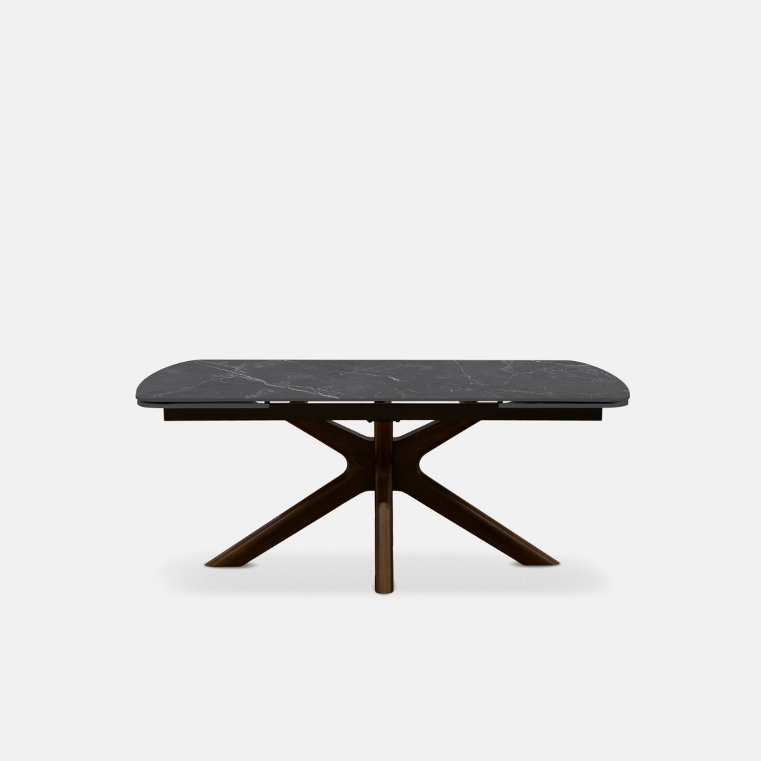 Extensible Dining Table 180(260)X90 cm Columba Black Marble