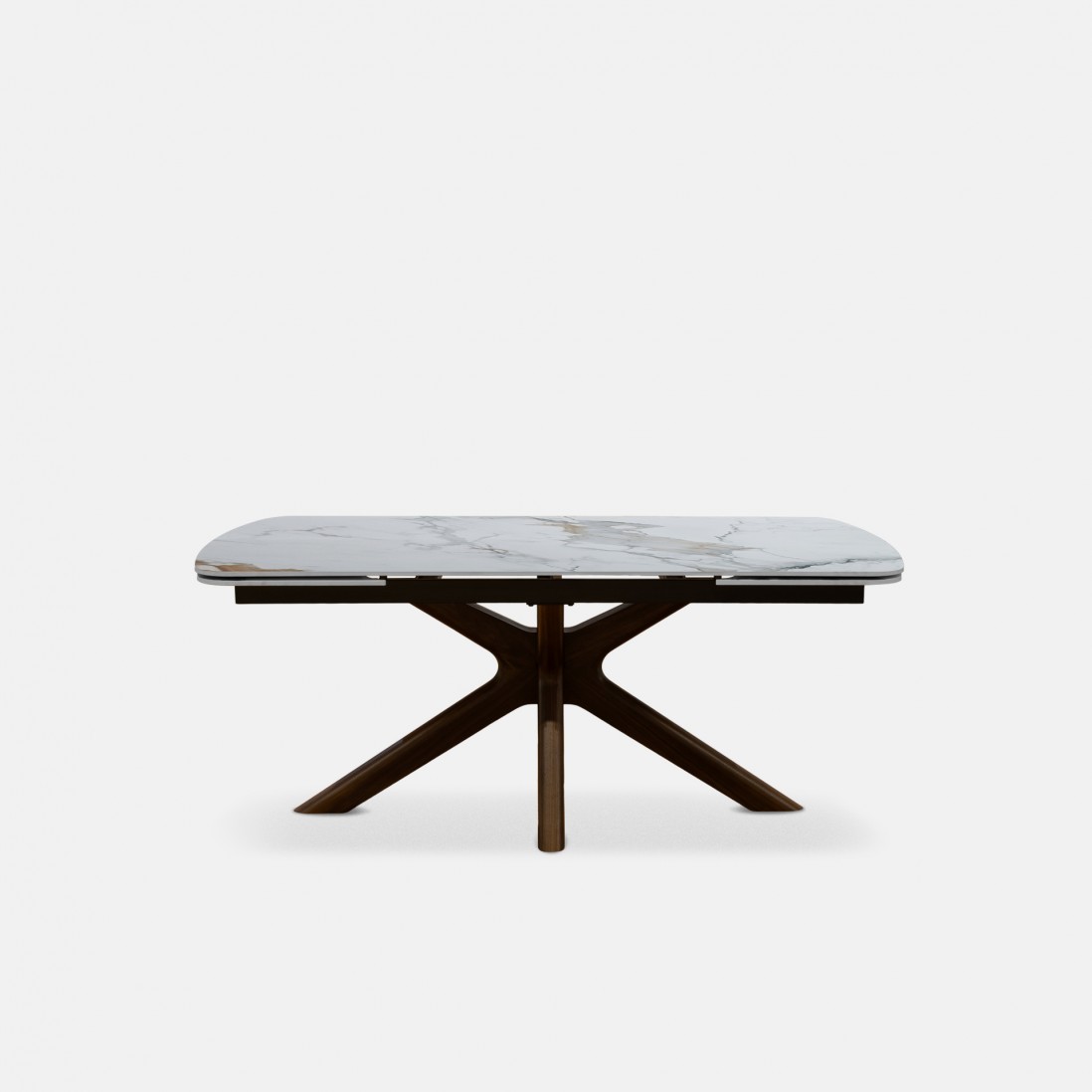 Extensible Dining Table 180(260)X90 cm Columba Golden Carrara