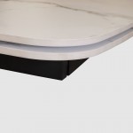 Extensible Dining Table 180(260)X90 cm Columba Golden Carrara