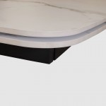Extensible Dining Table 180(260)X90 cm Columba Golden Carrara