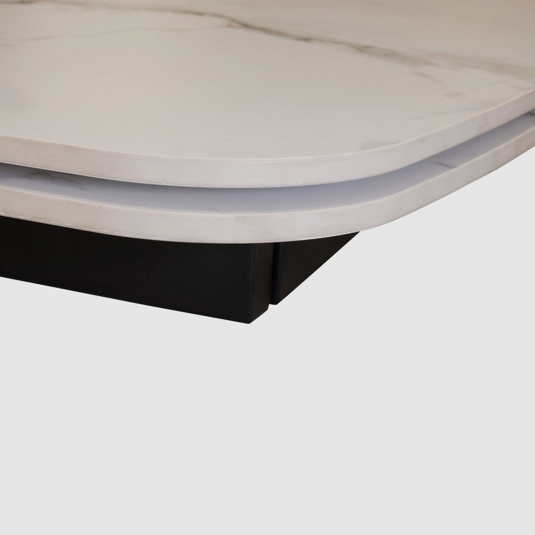 Extensible Dining Table 180(260)X90 cm Columba Golden Carrara