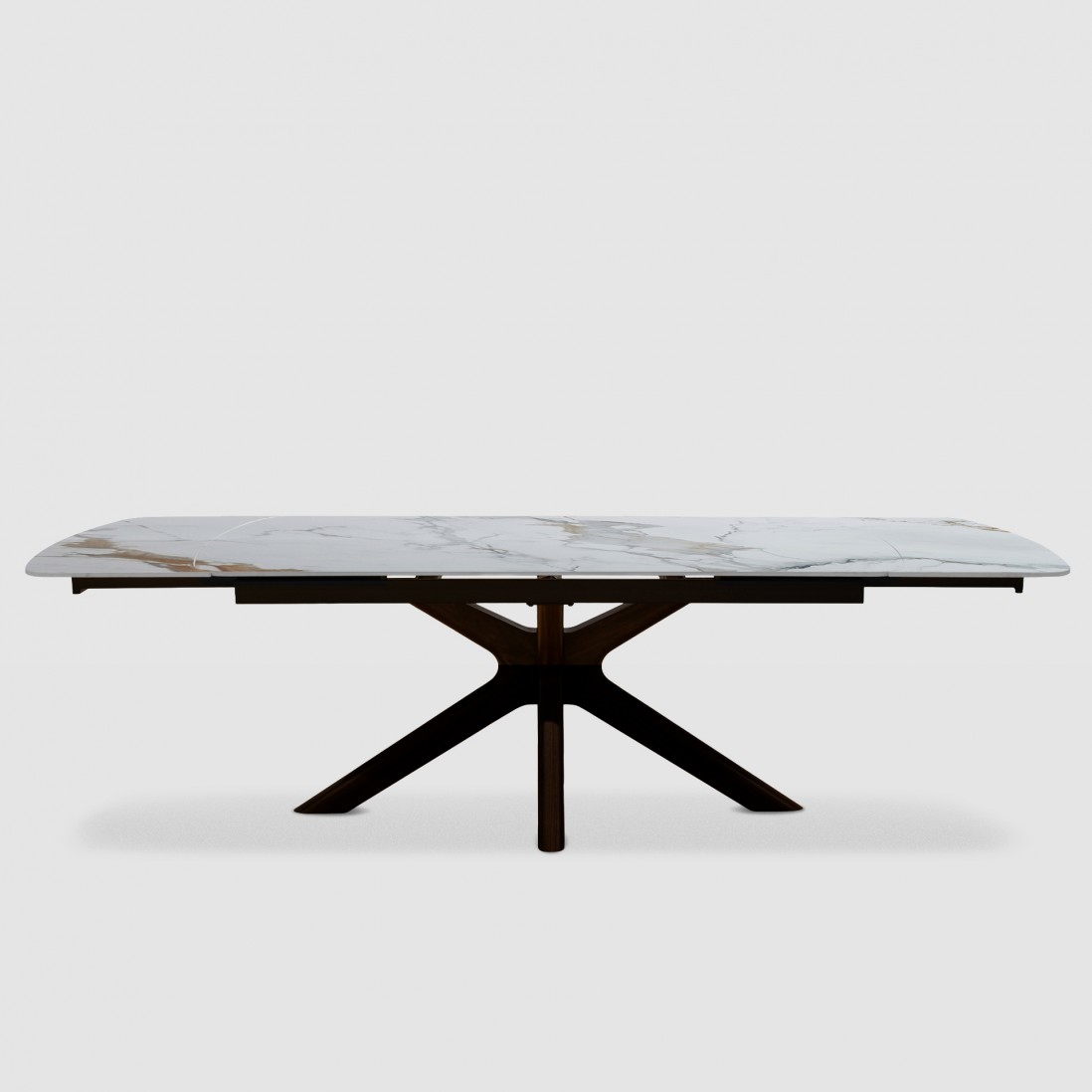 Extensible Dining Table 180(260)X90 cm Columba Golden Carrara