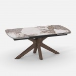 Extensible Dining Table 180(260)X100 cm Columba Gloss Pandora