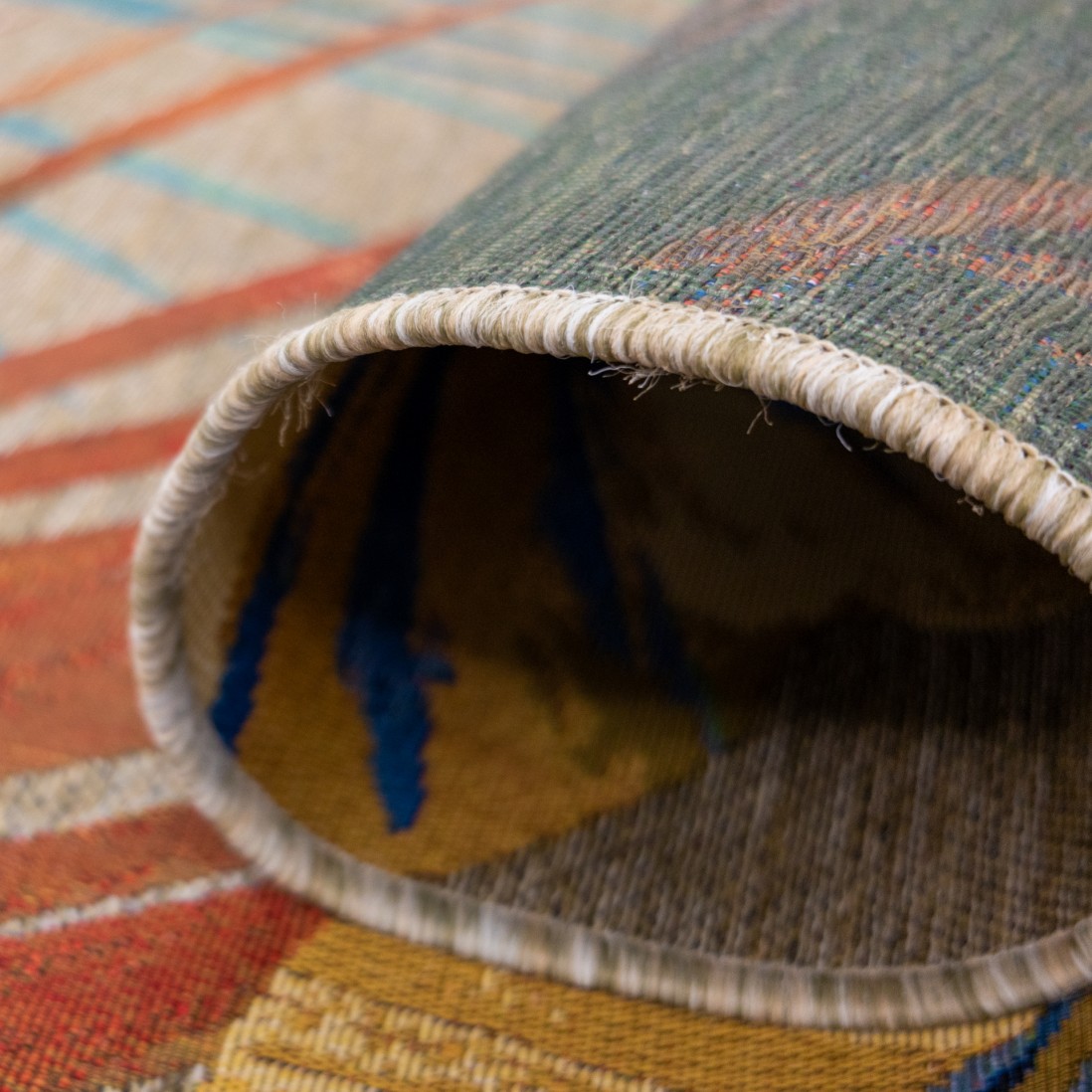 In & Out Area Rug Palm 069 Multicolour
