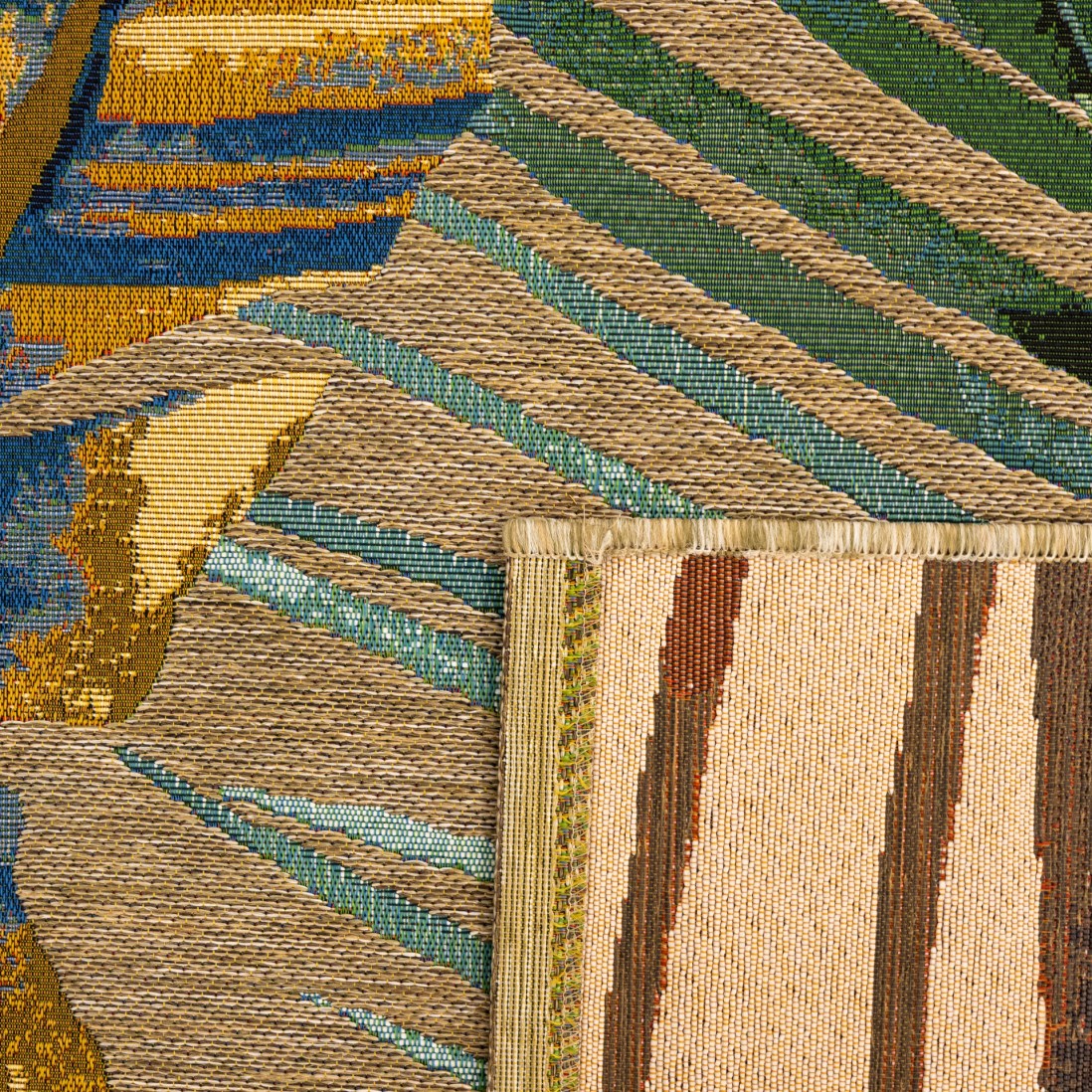 In & Out Area Rug Palm 069 Multicolour